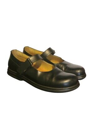 Footprints By BIRKENSTOCK Black Leather Annapolis Mary Jane Shoes 41 US 10-10.5